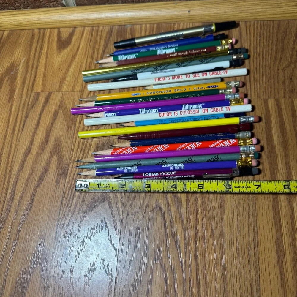 VTG Pencil & Pen Lot West Virginia Drug Rep Mechanical Pencils Junk Drawer Lot